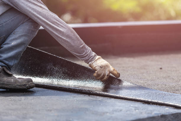 Professional Exterior Waterproofing technician working in Mayville, MI